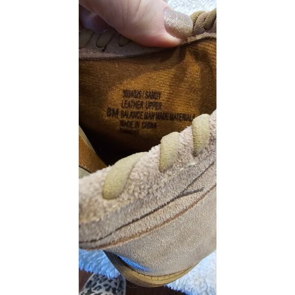 Eürosoft by Söfft Sandy Suede Leather‎ Stitched Heeled Mules Women Size 8M Beige - Picture 6 of 7